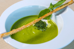 Courgette soup