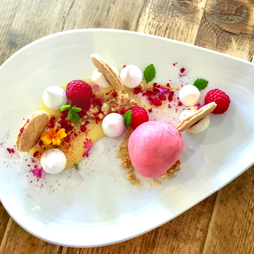 Dessert de la page d'accueil