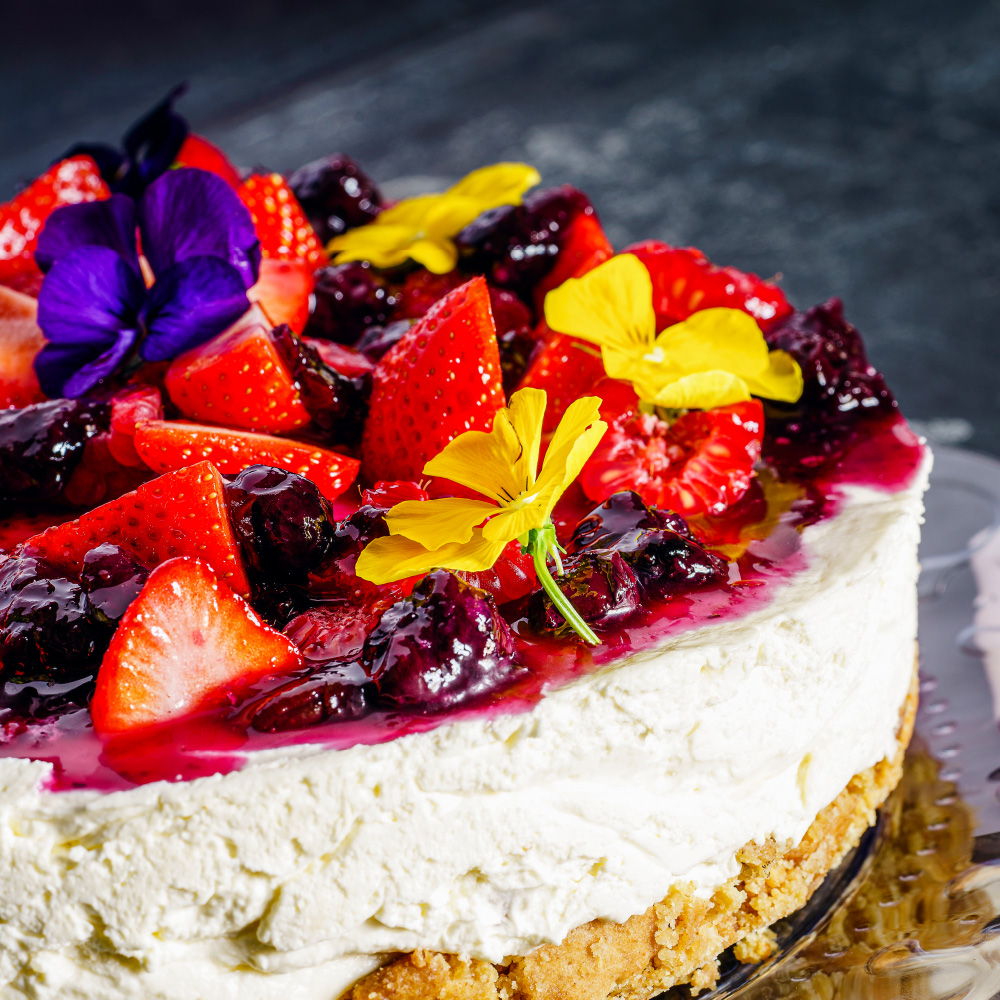Cheesecake aux fruits rouges